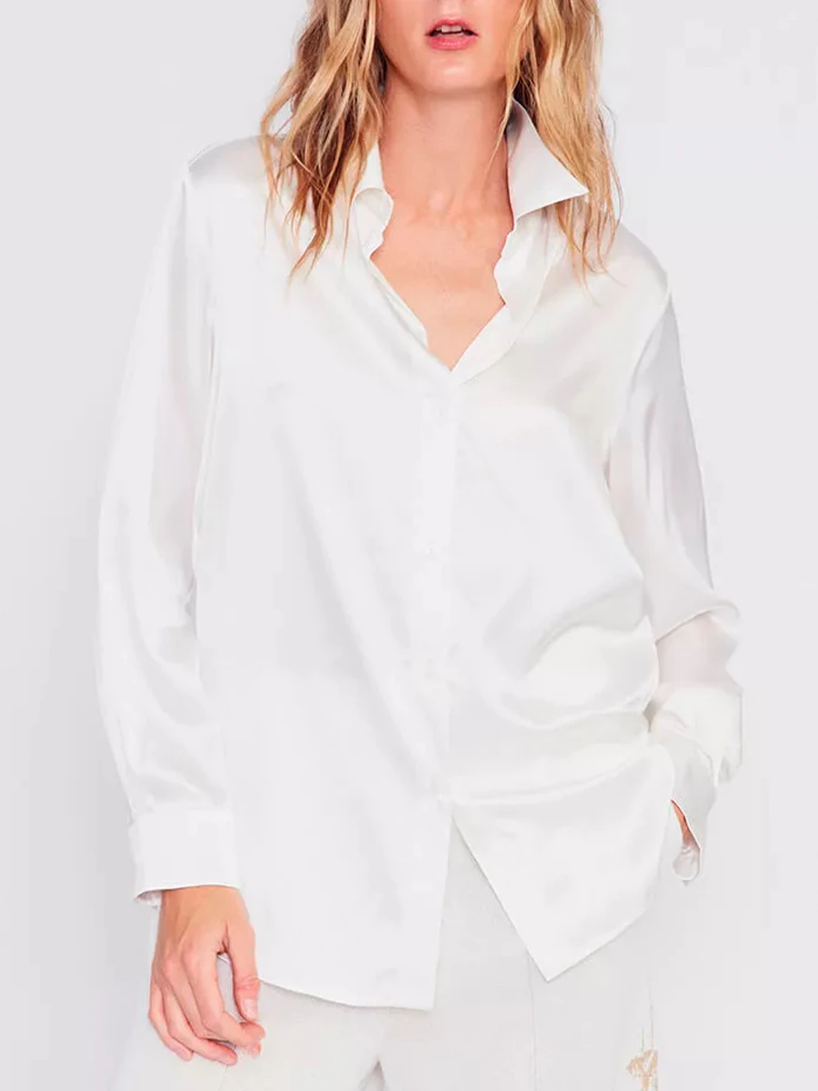 Блуза шелковая