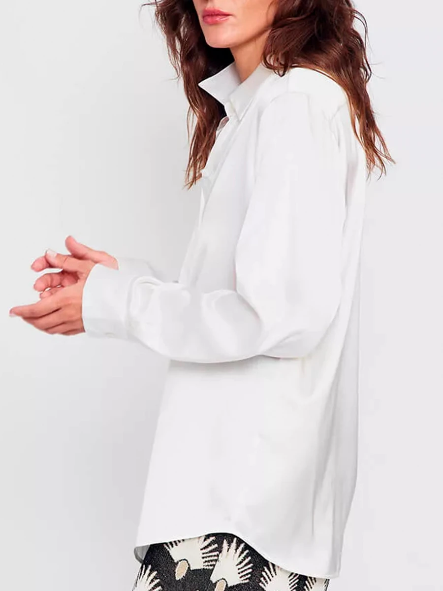 Блуза шелковая