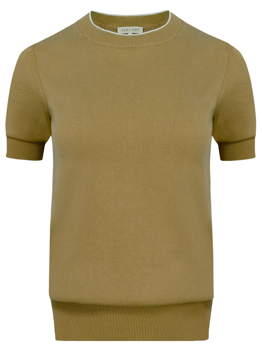 Футболка из тенселя и хлопка