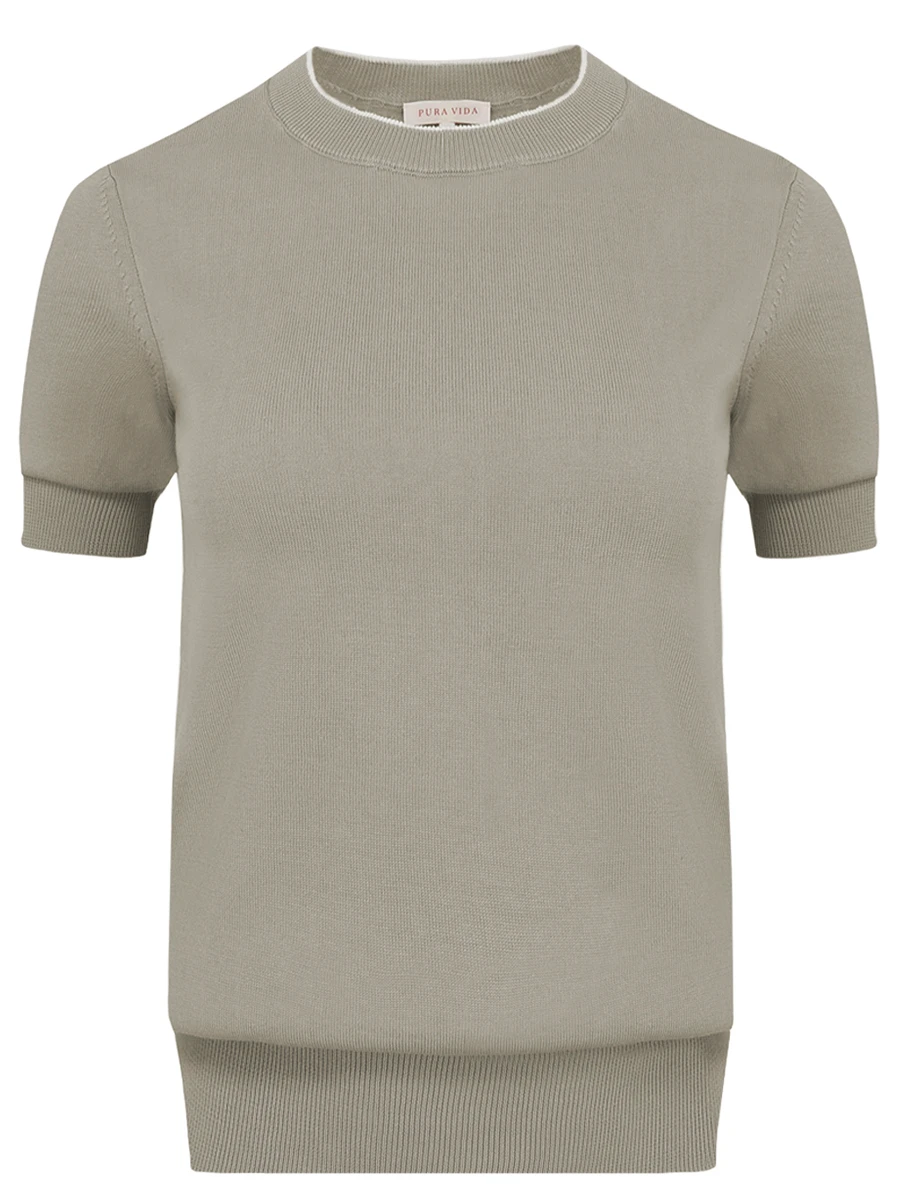 Футболка из тенселя и хлопка