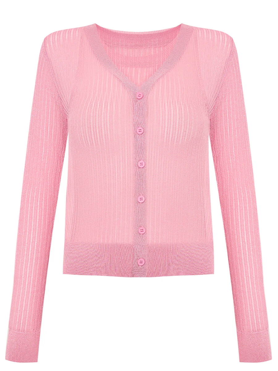 Комплект трикотажный топ и кардиган