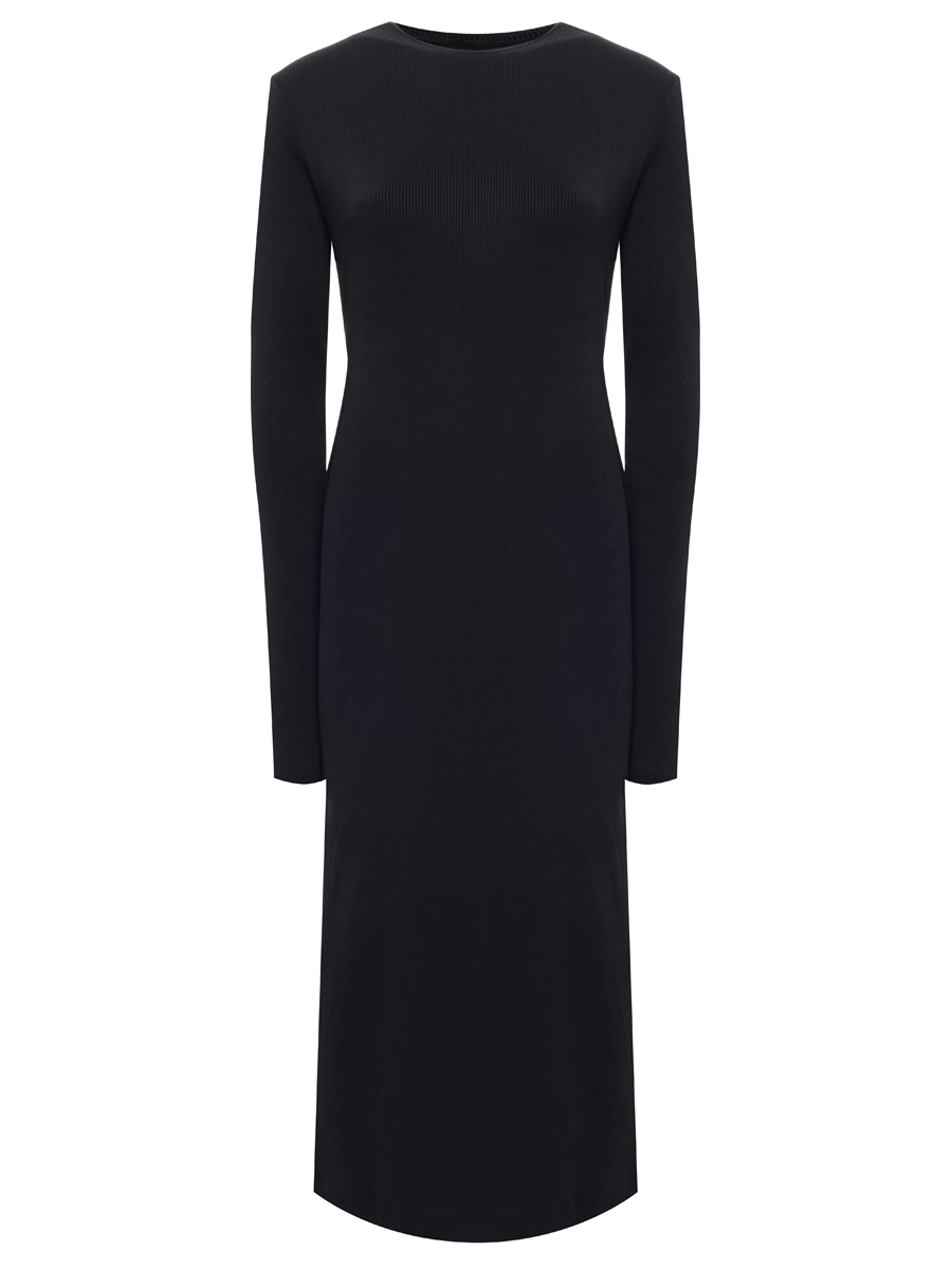 Платье однотонное