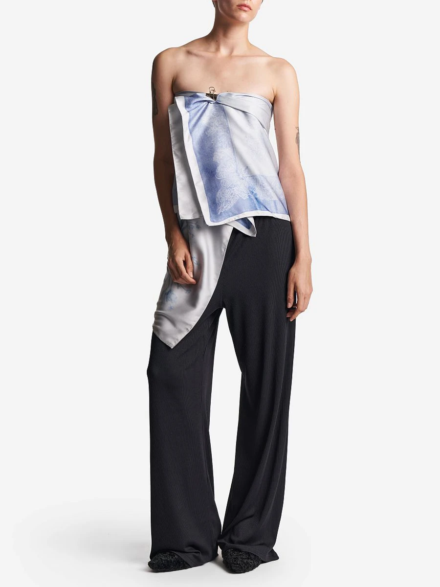 Брюки однотонные