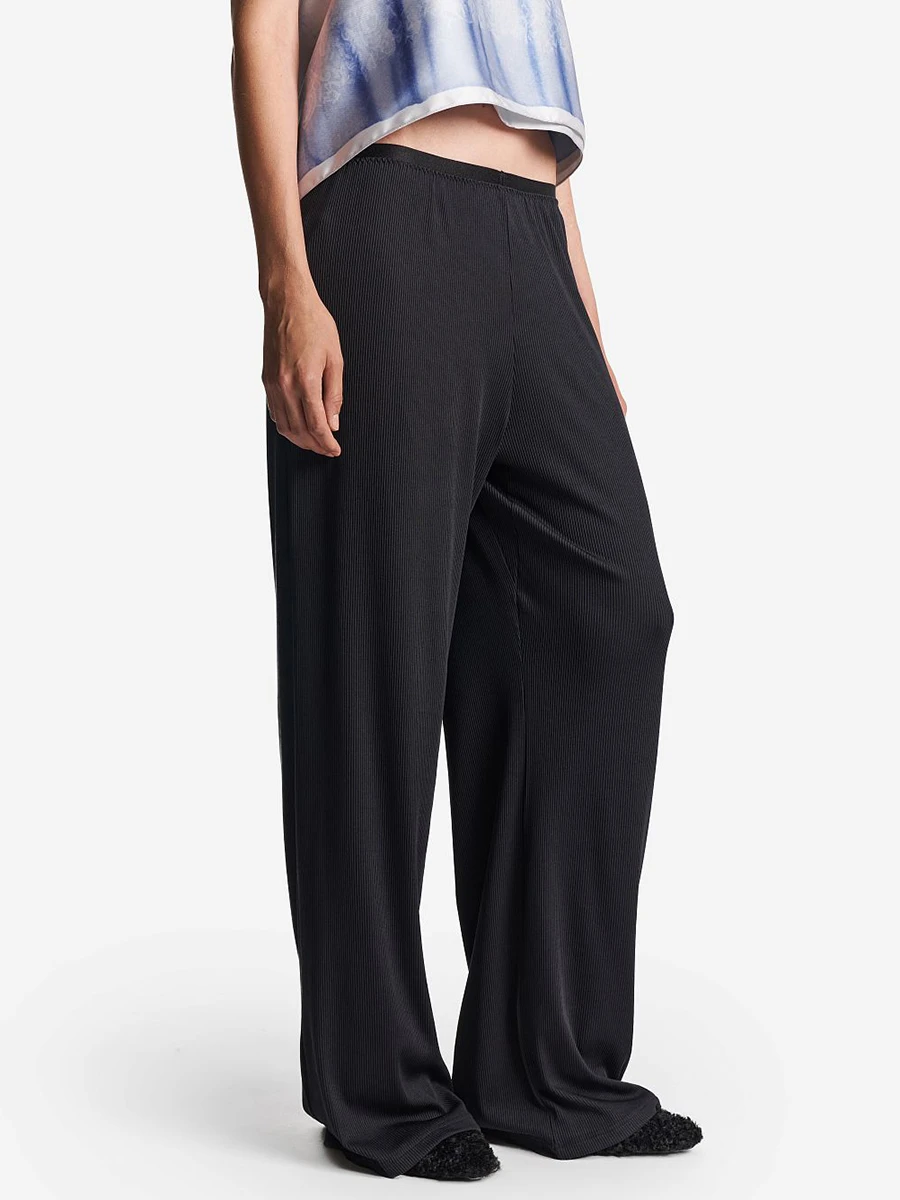 Брюки однотонные