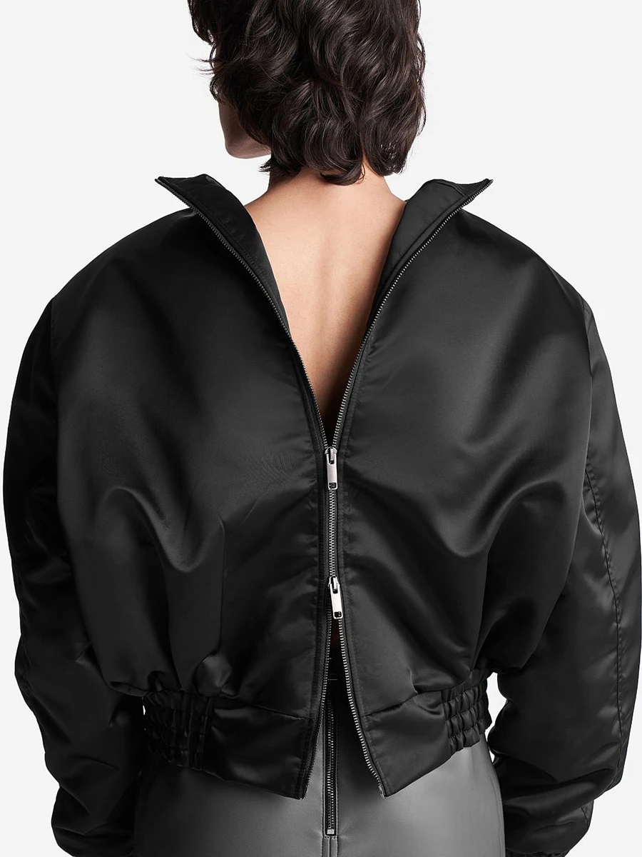 Бомбер однотонный