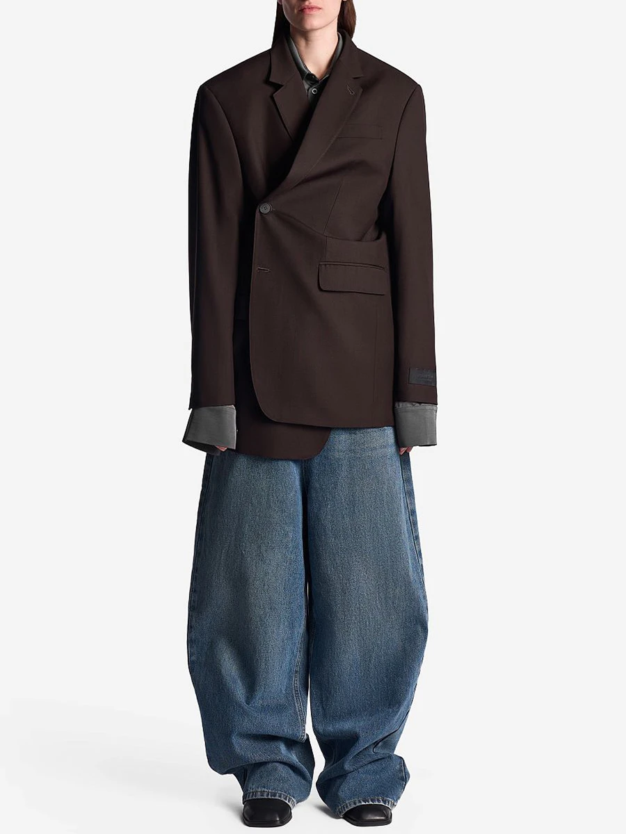 Пиджак однотонный