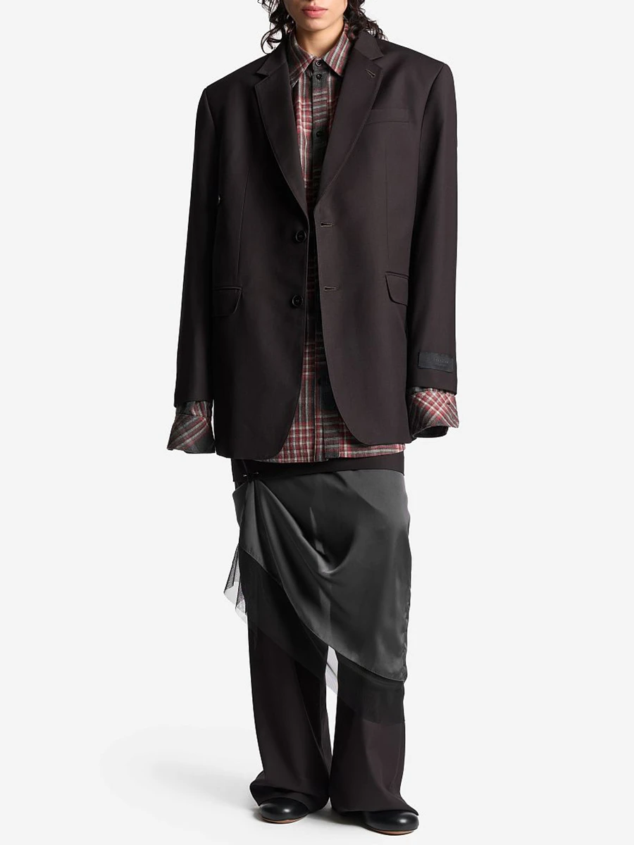 Пиджак однотонный