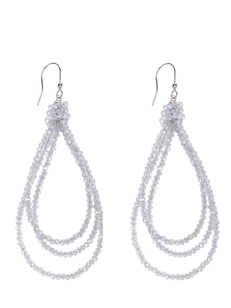 Серьги с кристаллами