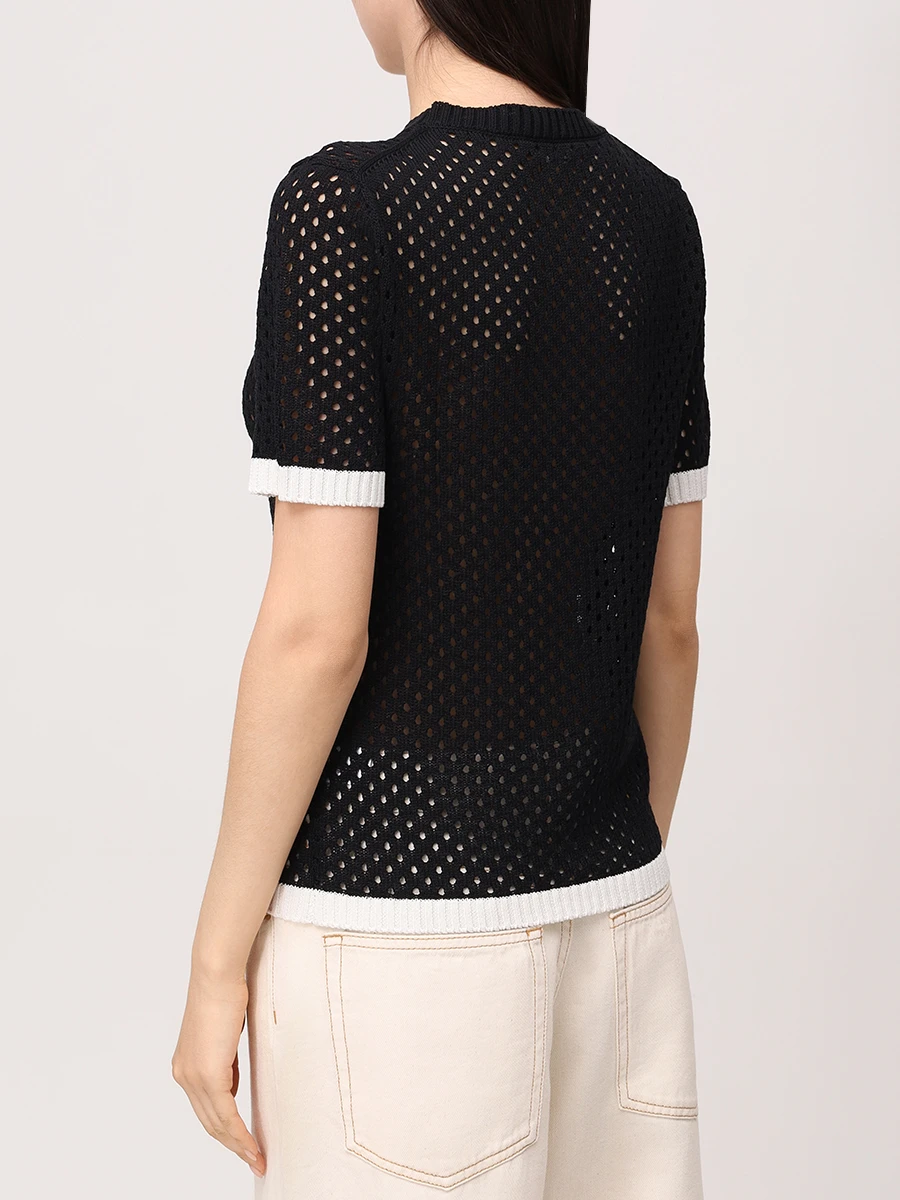 Джемпер из хлопка и льна