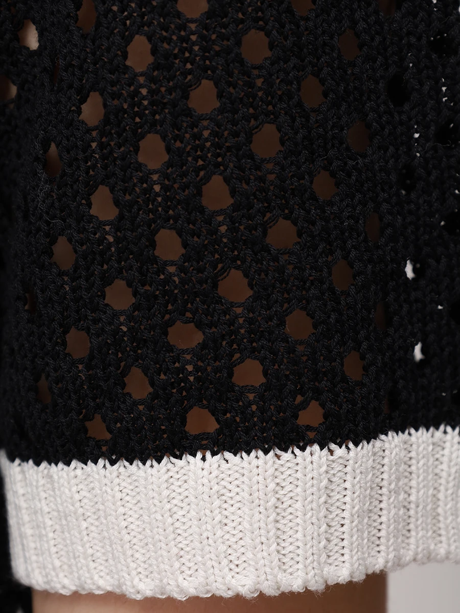 Джемпер из хлопка и льна