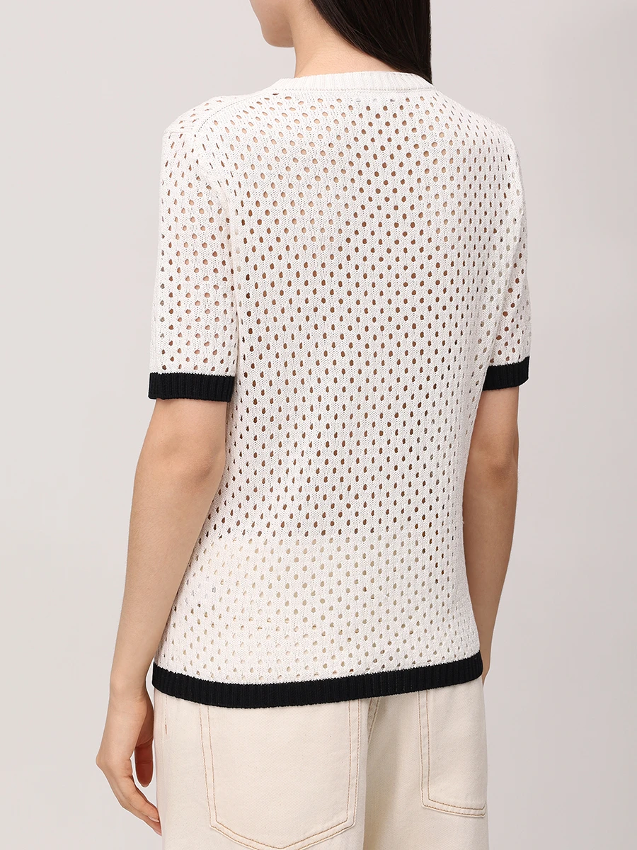 Джемпер из хлопка и льна