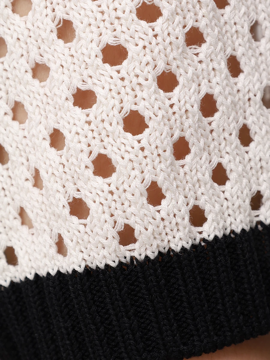 Джемпер из хлопка и льна