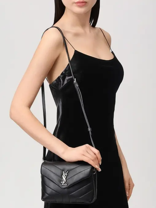 Сумка кожаная Loulou Toy SAINT LAURENT