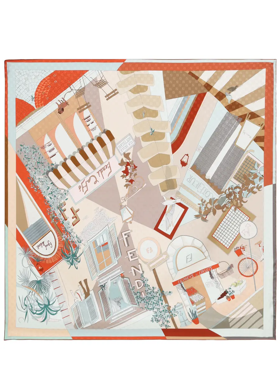 Платок шелковый