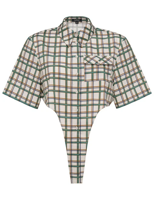 Боди-рубашка хлопковое WITHOUT FAIL