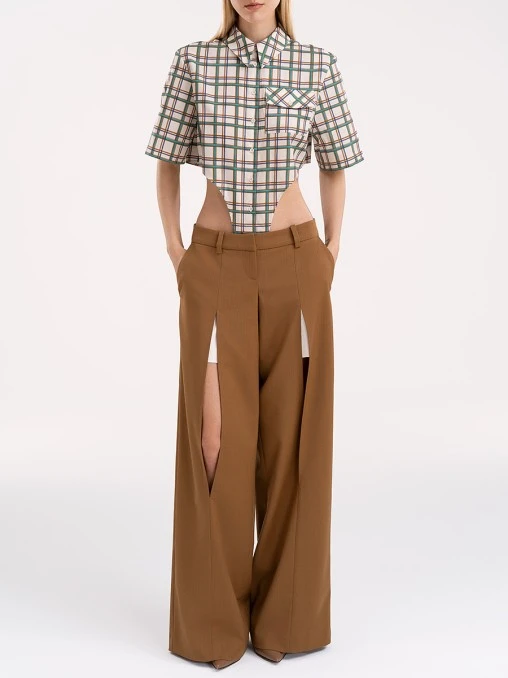 Брюки с разрезами WITHOUT FAIL