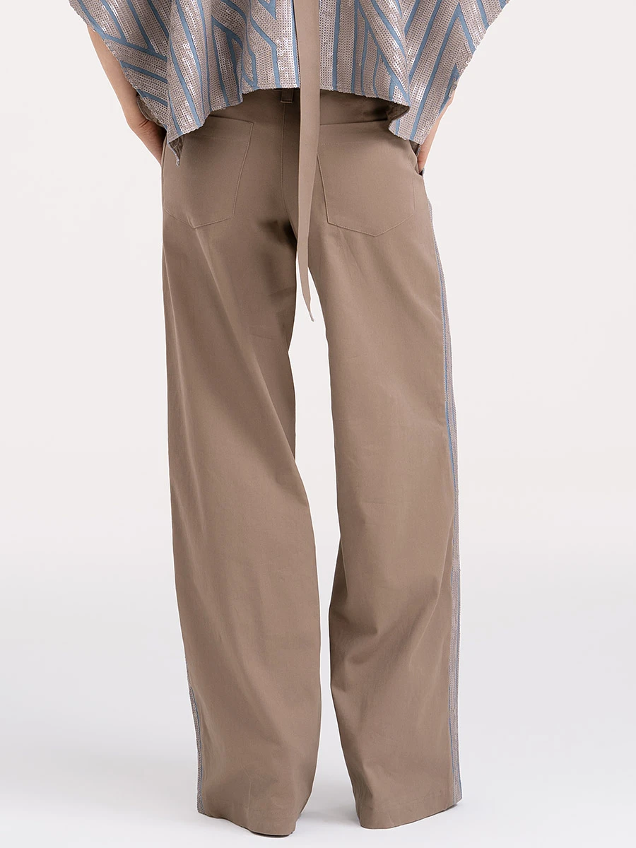 Джинсы с пайетками