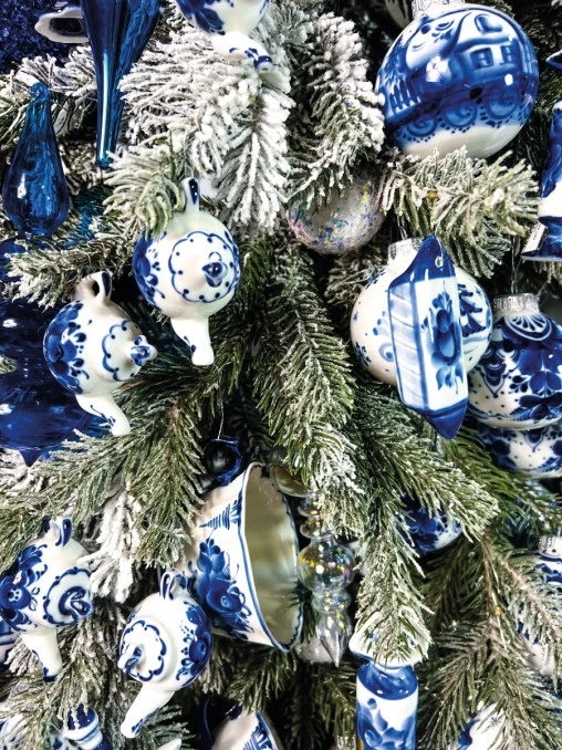 Ёлка Сказочная Гжель ЕЛКИ РОССИИ