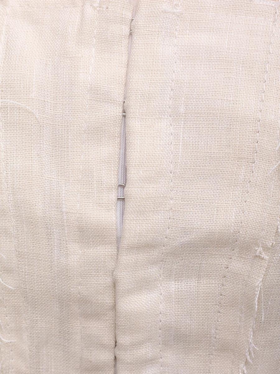 Кроп-топ льняной