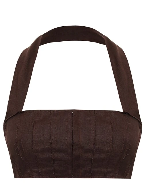 Кроп-топ льняной MUSE ME