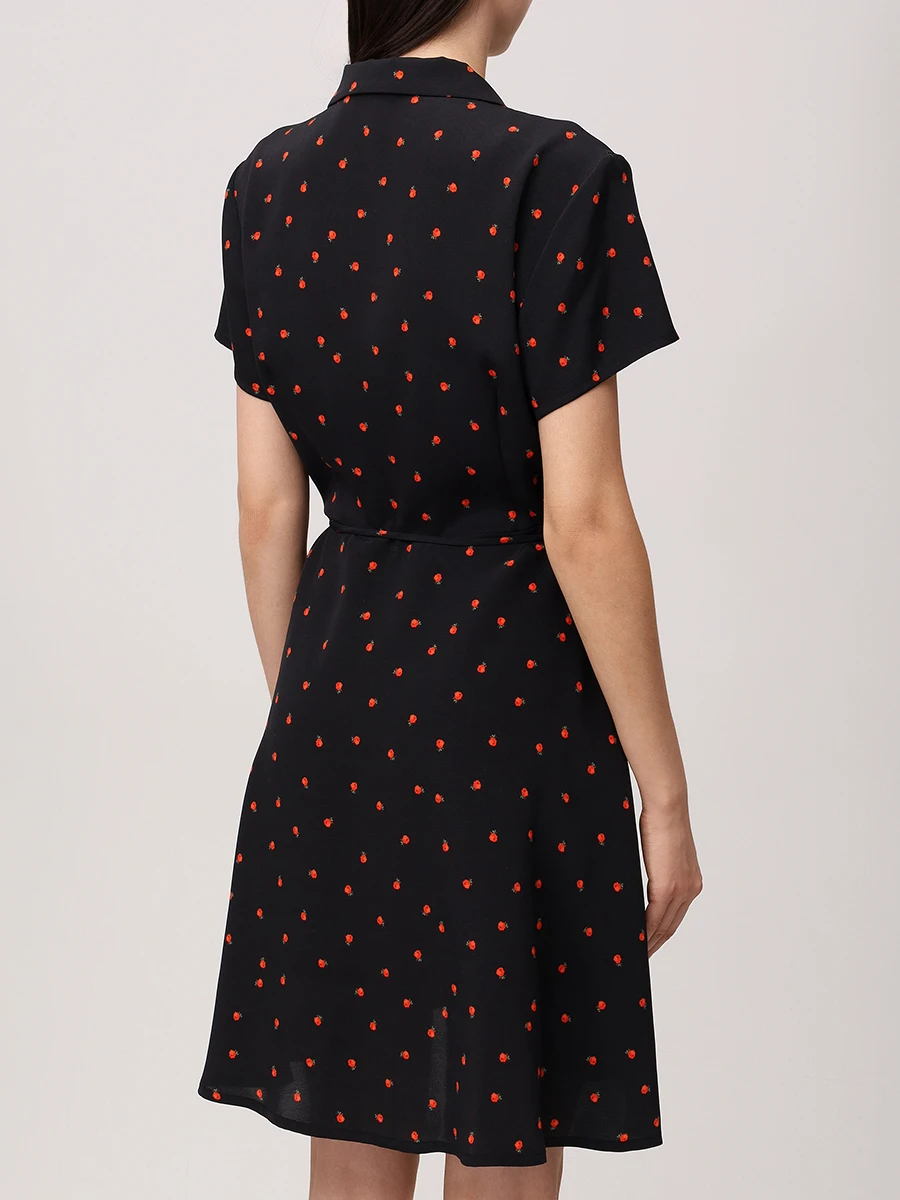 Платье из шелка и вискозы