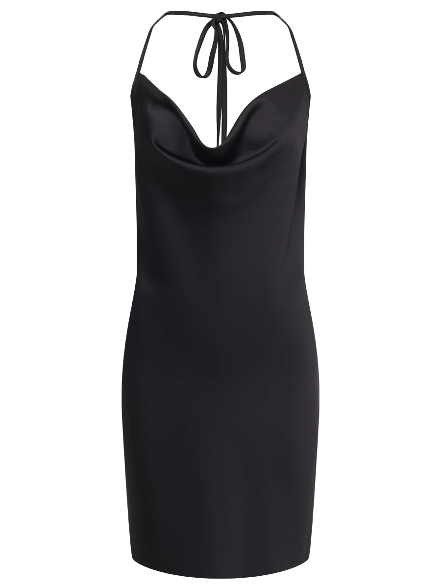 Платье-комбинация атласное