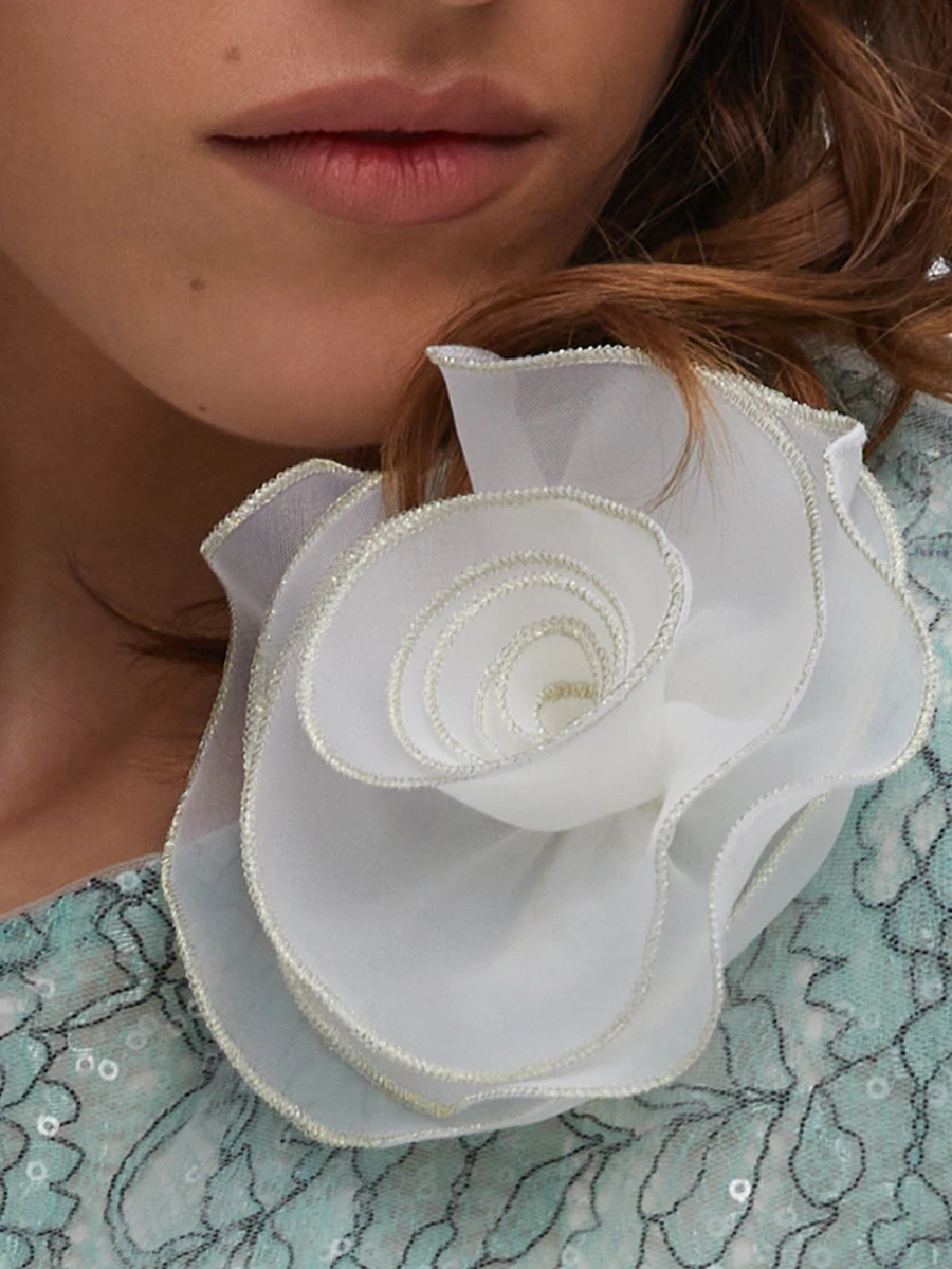 Брошь текстильная «Blossom»