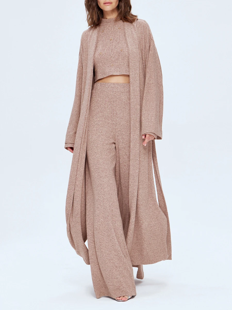 Брюки однотонные