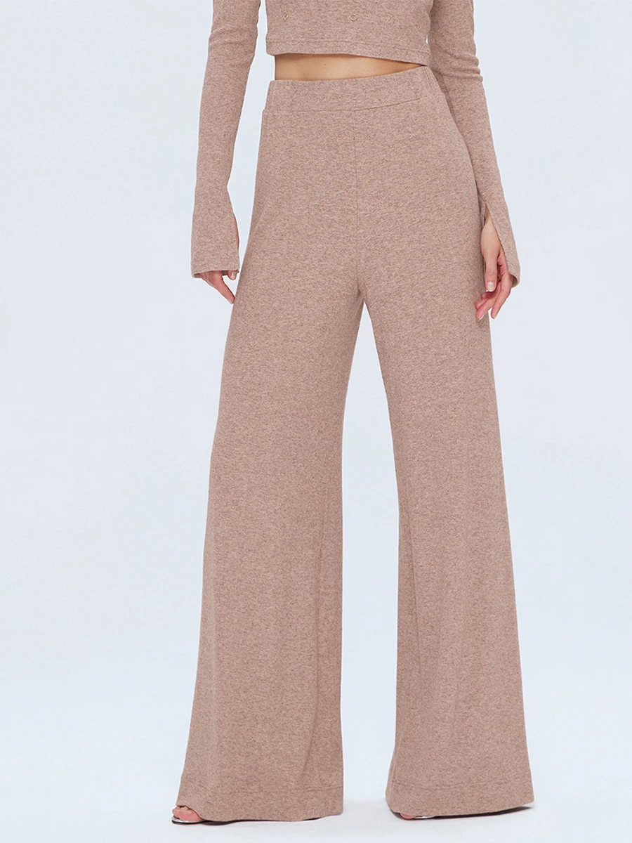 Брюки однотонные