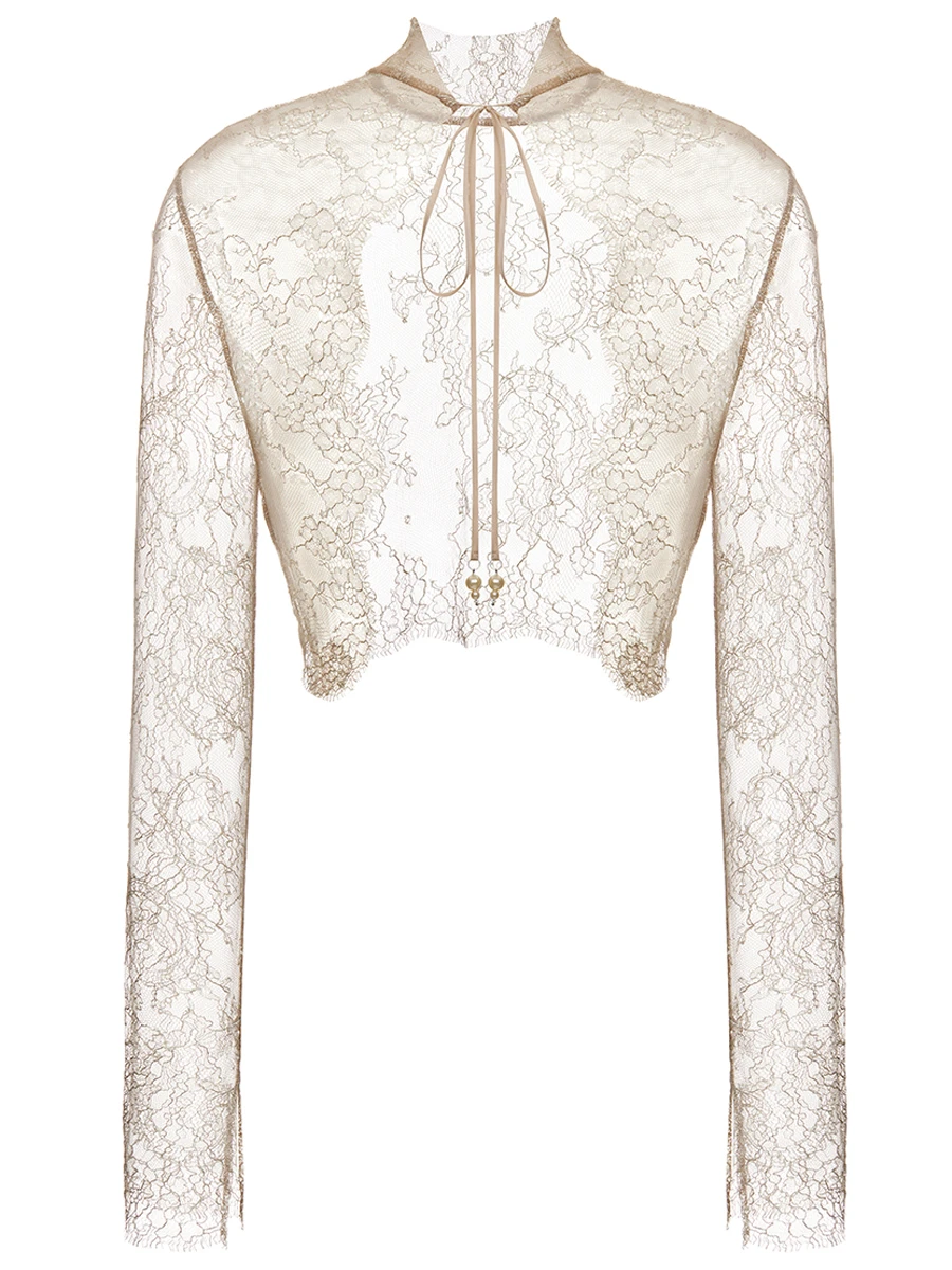 Кроп-топ кружевной