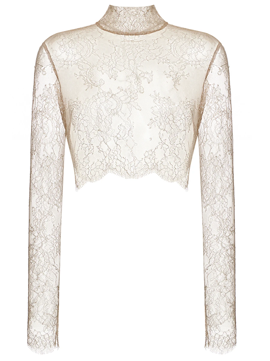 Кроп-топ кружевной