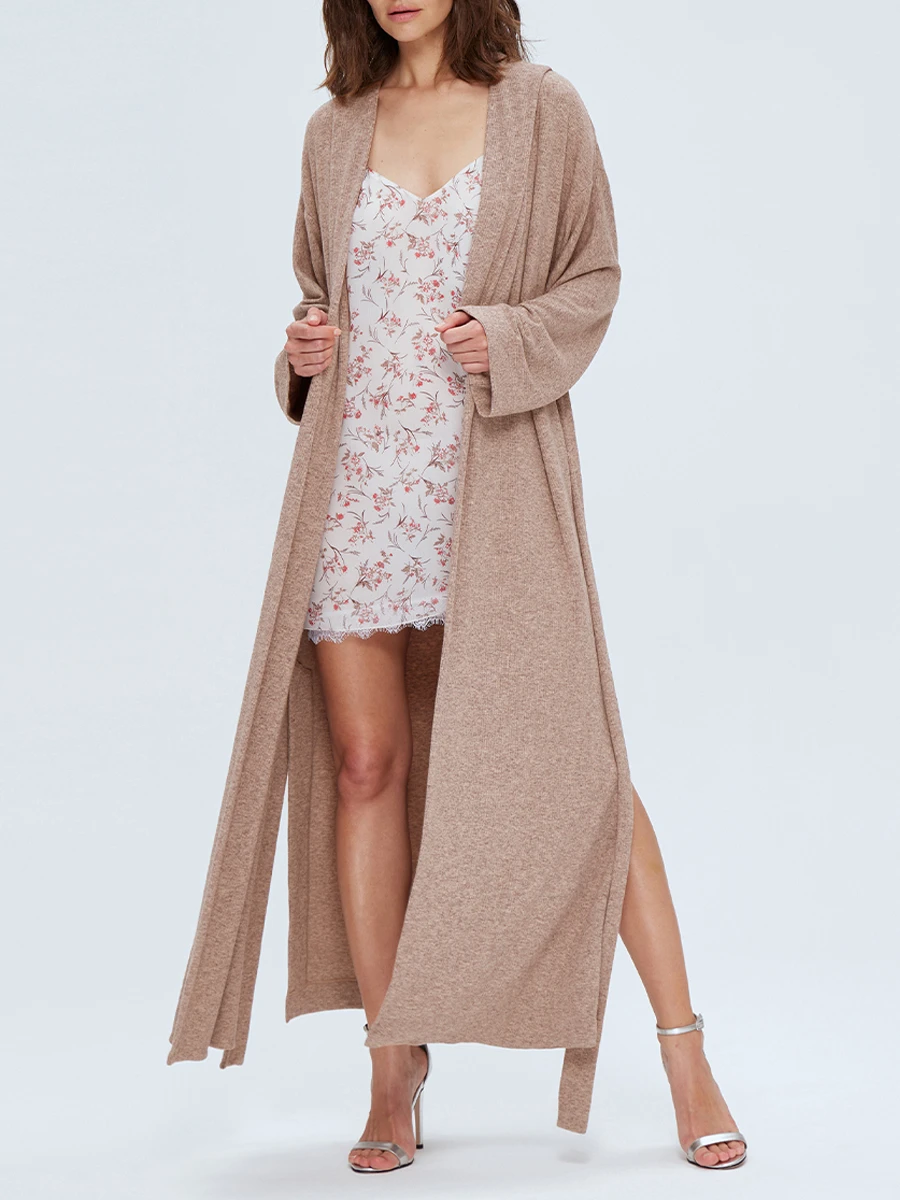 Кардиган однотонный