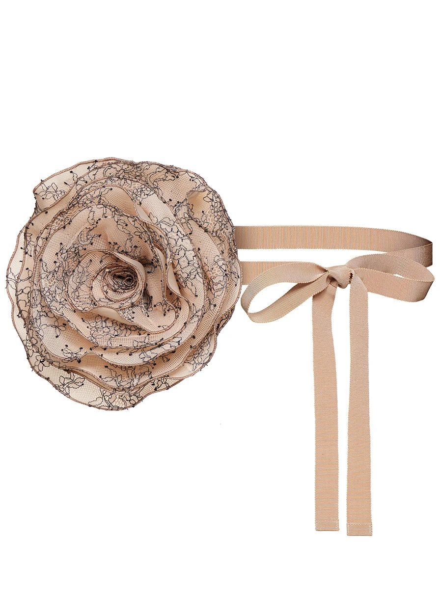 Брошь текстильная «Blossom»