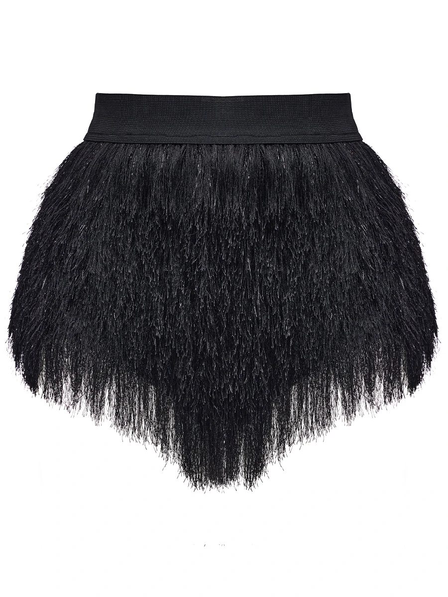 Шорты с бахромой