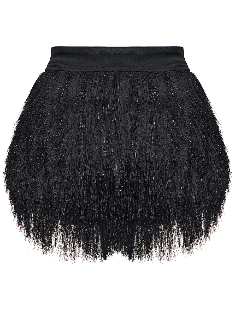 Шорты с бахромой