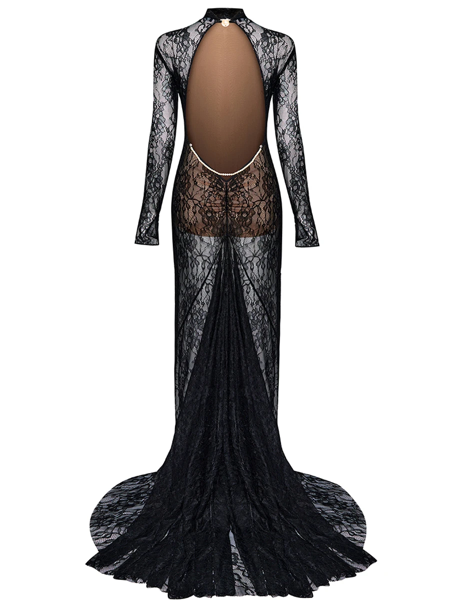 Платье кружевное