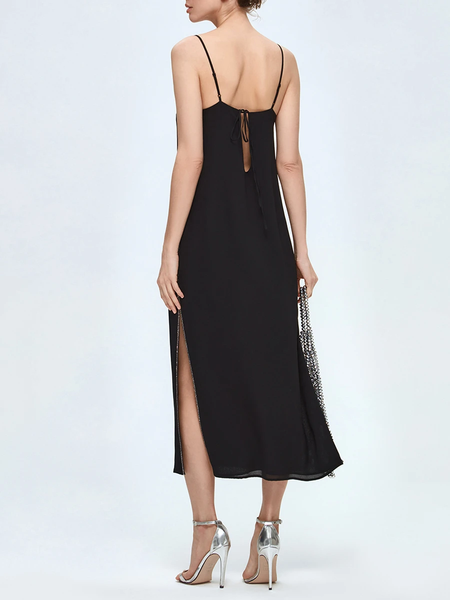 Платье-комбинация шелковое