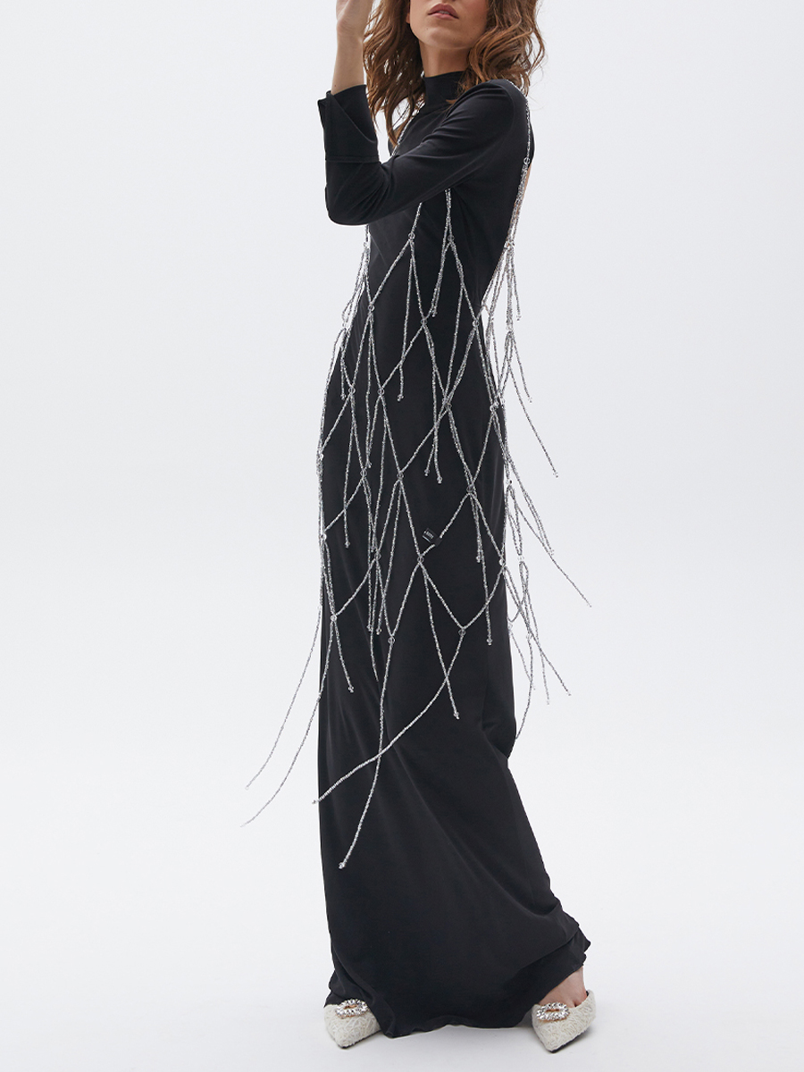 Сарафан из бусин