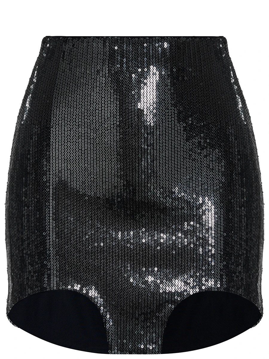 Юбка с пайетками