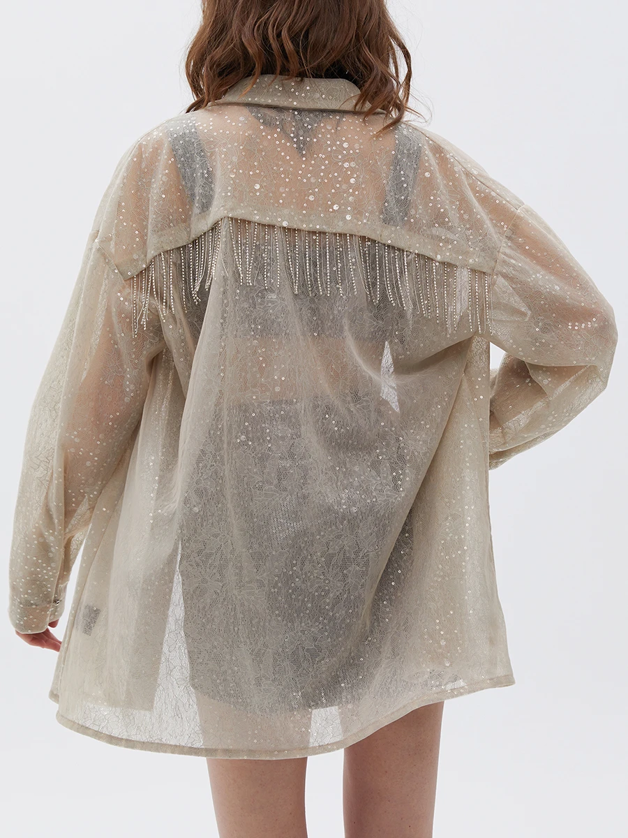 Рубашка кружевная