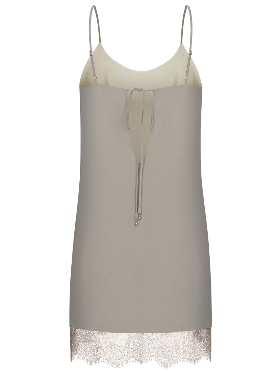 Платье-комбинация шелковое