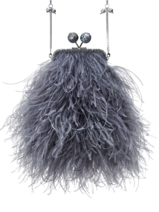 Клатч из перьев MAISON ESVE