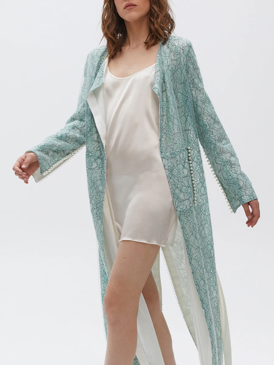 Платье-комбинация шелковое