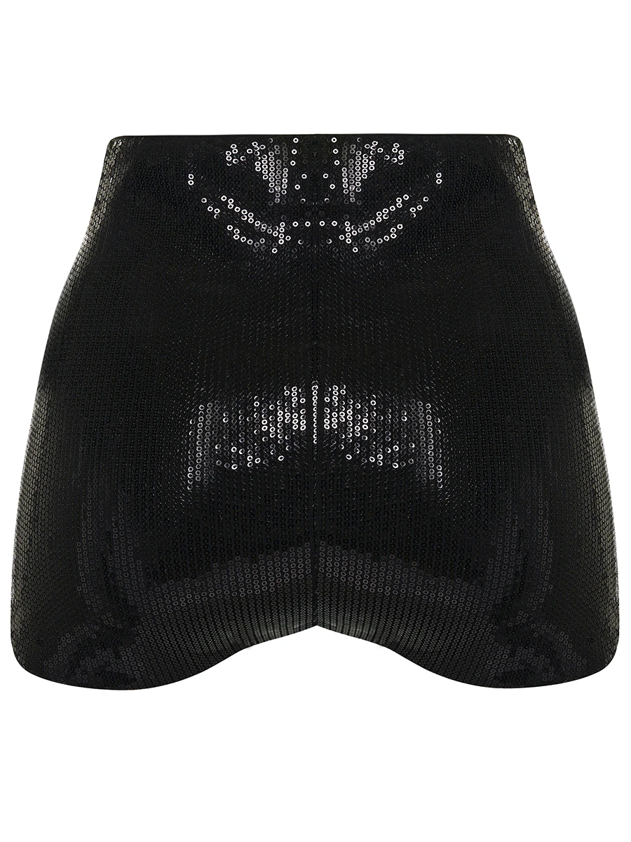 Шорты с пайетками