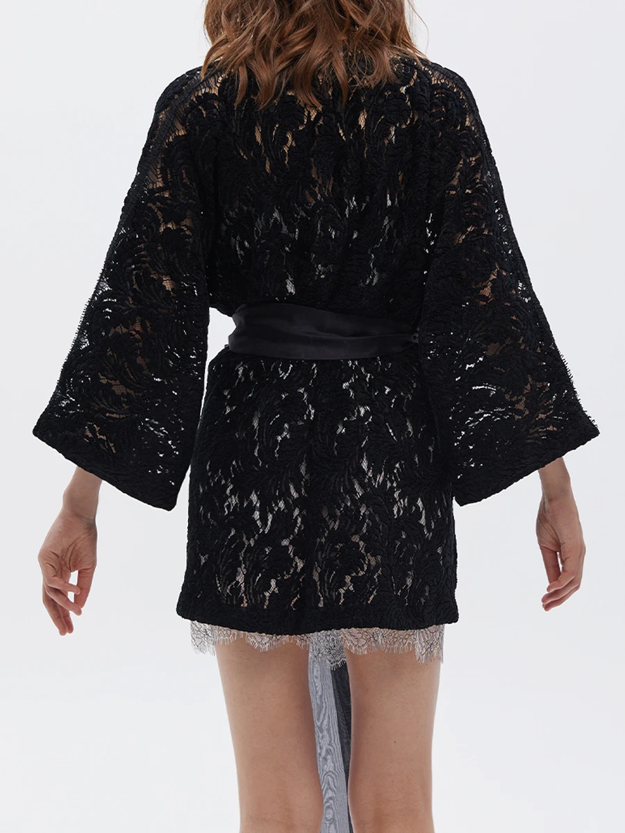 Кимоно кружевное