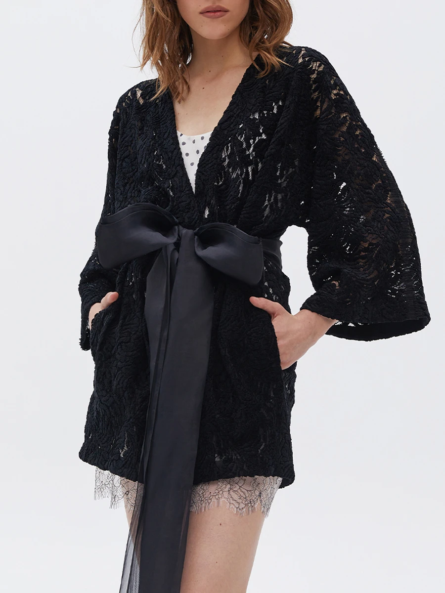 Кимоно кружевное
