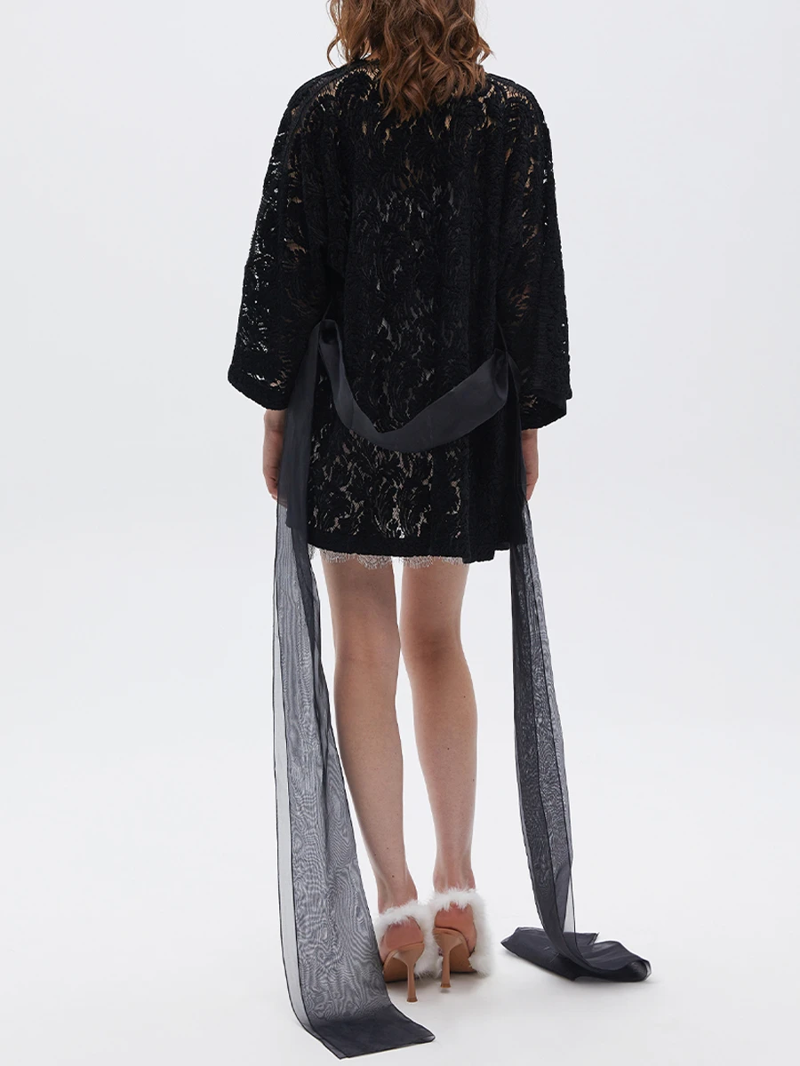 Кимоно кружевное