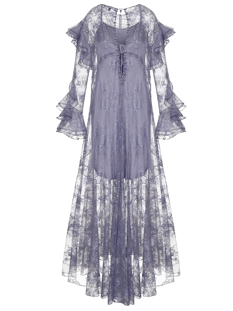 Платье кружевное