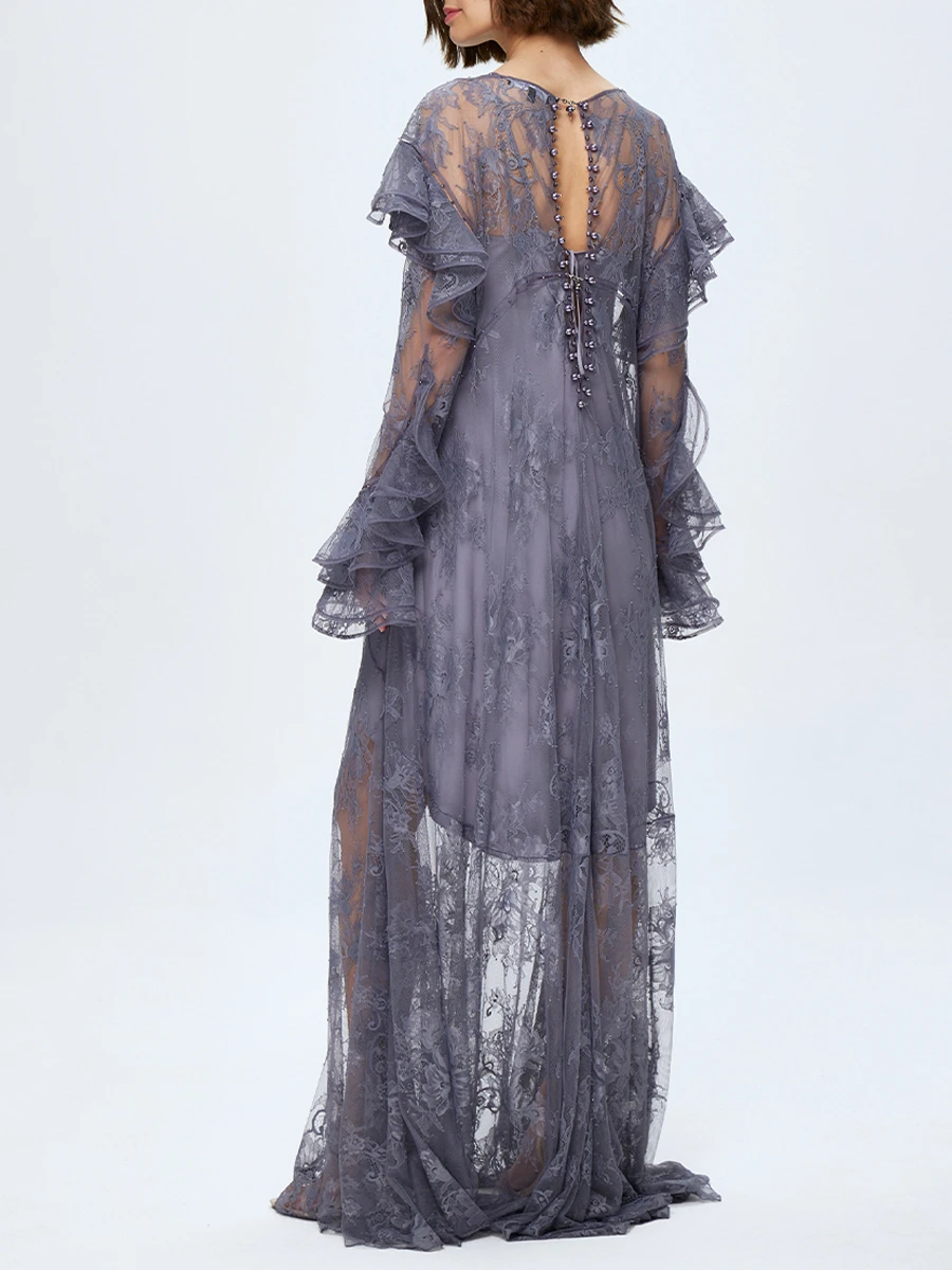 Платье кружевное