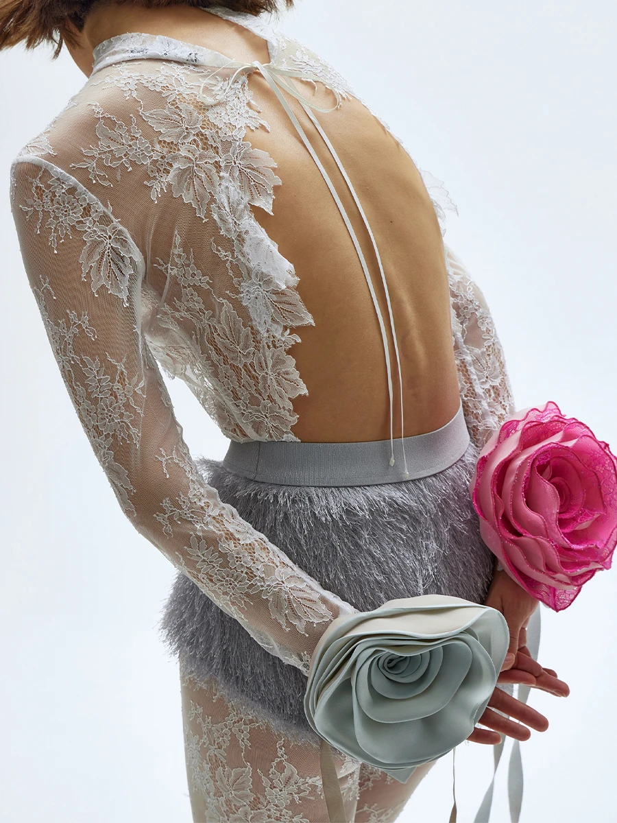 Брошь текстильная «Blossom»